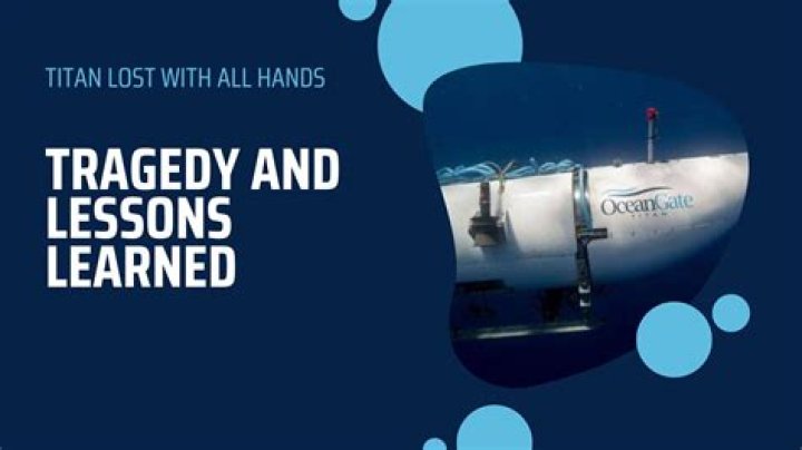 Lessons Learned From A Deep-Sea Tragedy