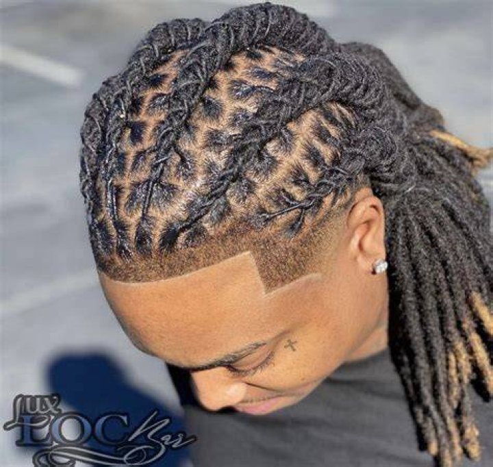 Male Loc Styles Medium Length