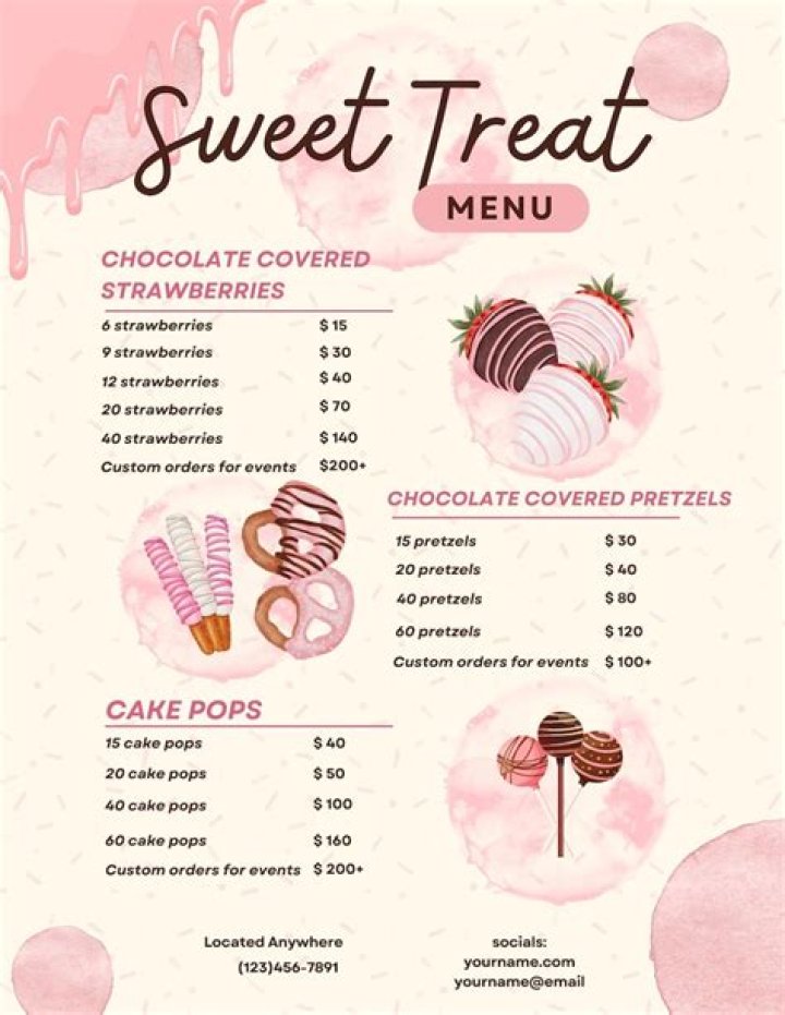 Menu &mdash; Treat