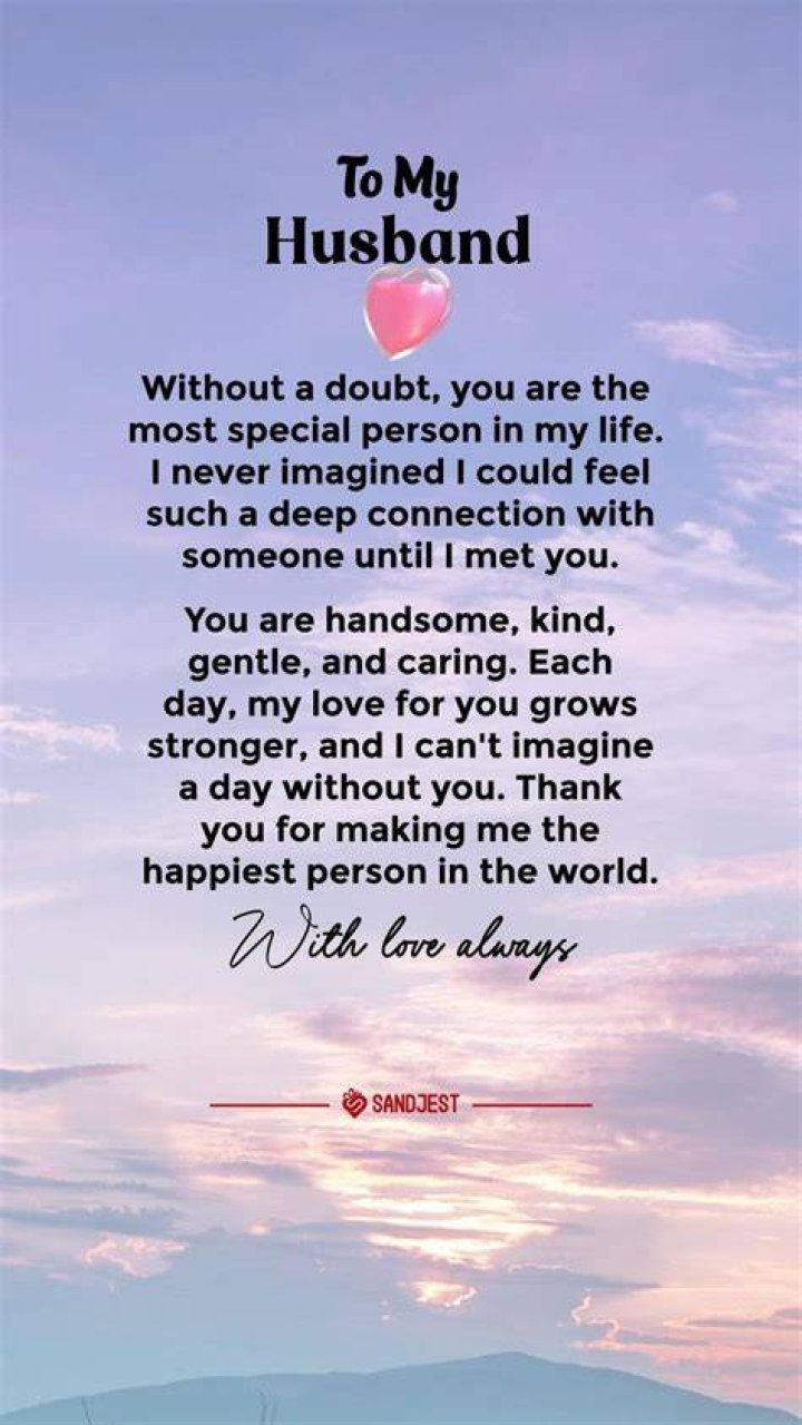 Message For My Husband