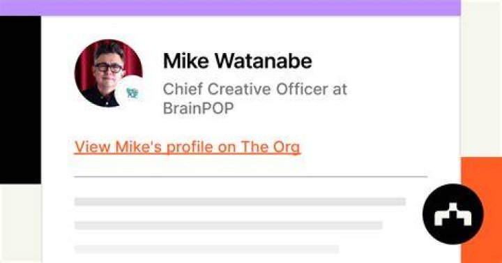 Mike Watanabe Chief Creative Officer BrainPOP LinkedIn
