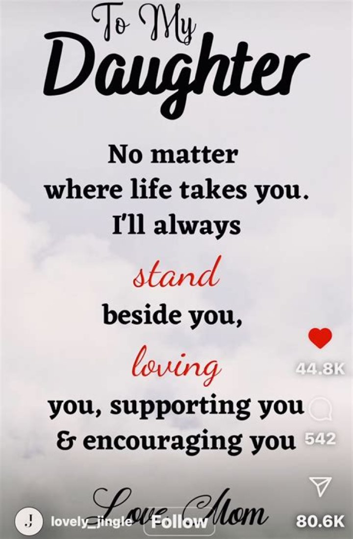 My Daughter I Love You Quotes