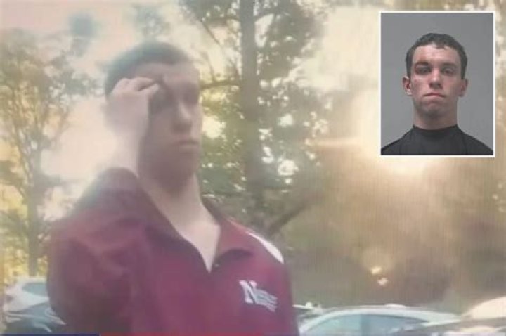 NY school shooter goes viral after being attacked by sword