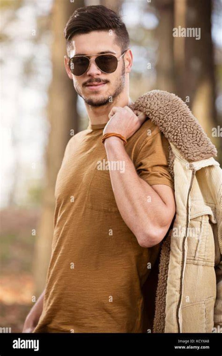 Outdoor Male Model Poses For Photography