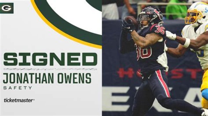Packers To Sign S Jonathan Owens