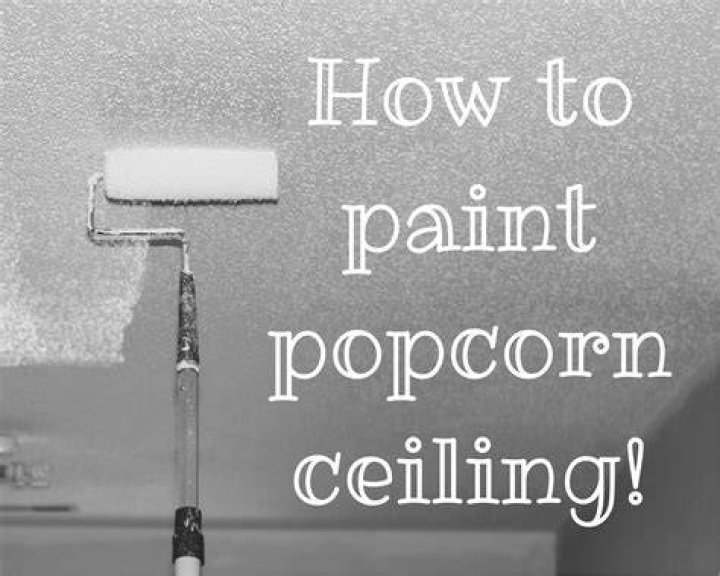 Painting Popcorn Ceilings &bull; REFASHIONABLY LATE