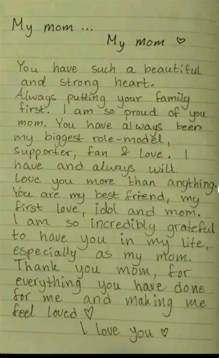 Paragraphs To Send To Your Mom