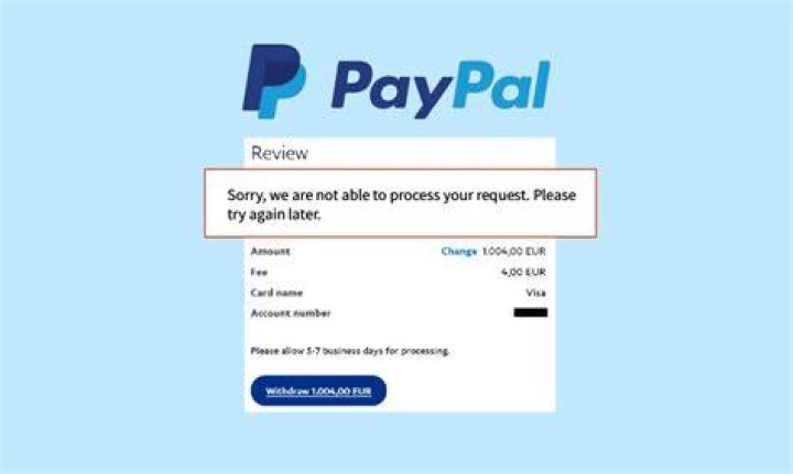 PayPal Fix There were a few errors in Retrieving your data please retry