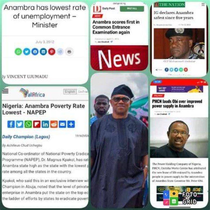 Peter Obis Achievement as Anambra State Governor