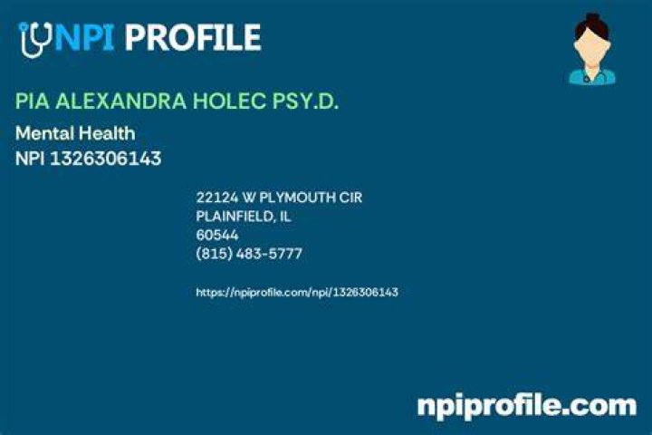 Pia Holec, Psy.D Psychotherapist In Private Practice Journey