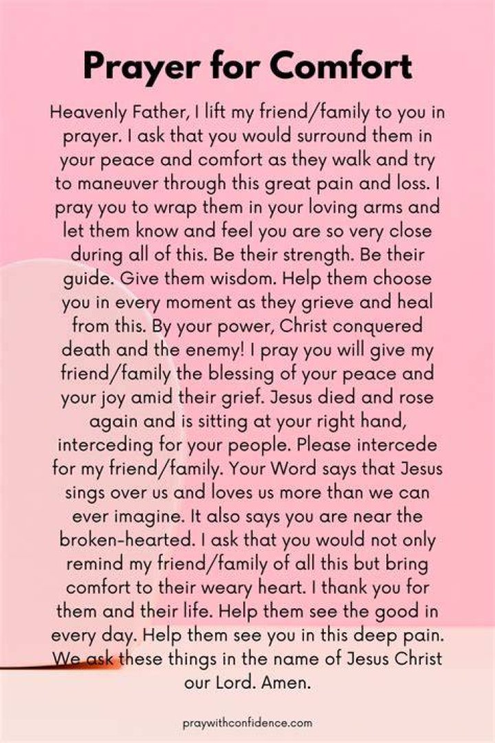 Prayer For Healing The Loss Of A Father: Comfort And Strength