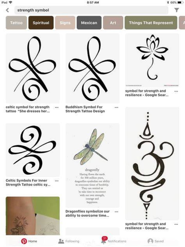 Resilience Tattoo Symbol