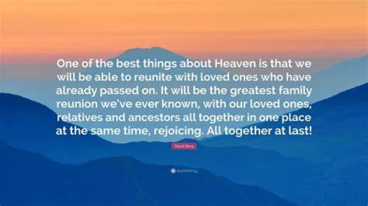 Reunited In Heaven Quotes