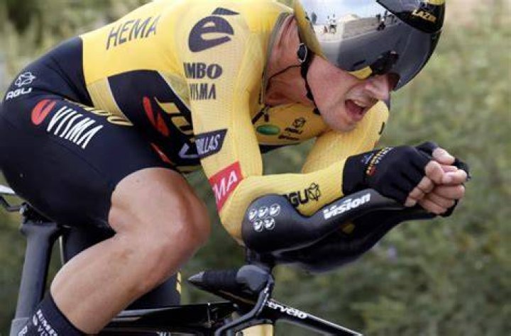 Rohan Dennis au d&eacute;part du Tour Down Under 2023
