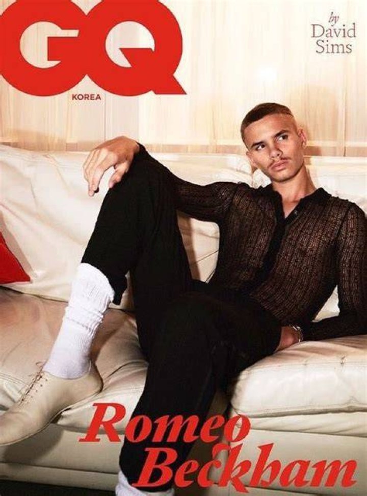 Romeo Beckham, model for GQ Korea Italian Post
