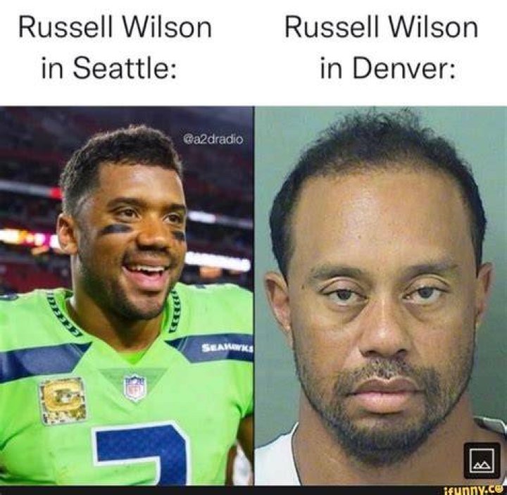Russell Wilson memes took over the on Monday night