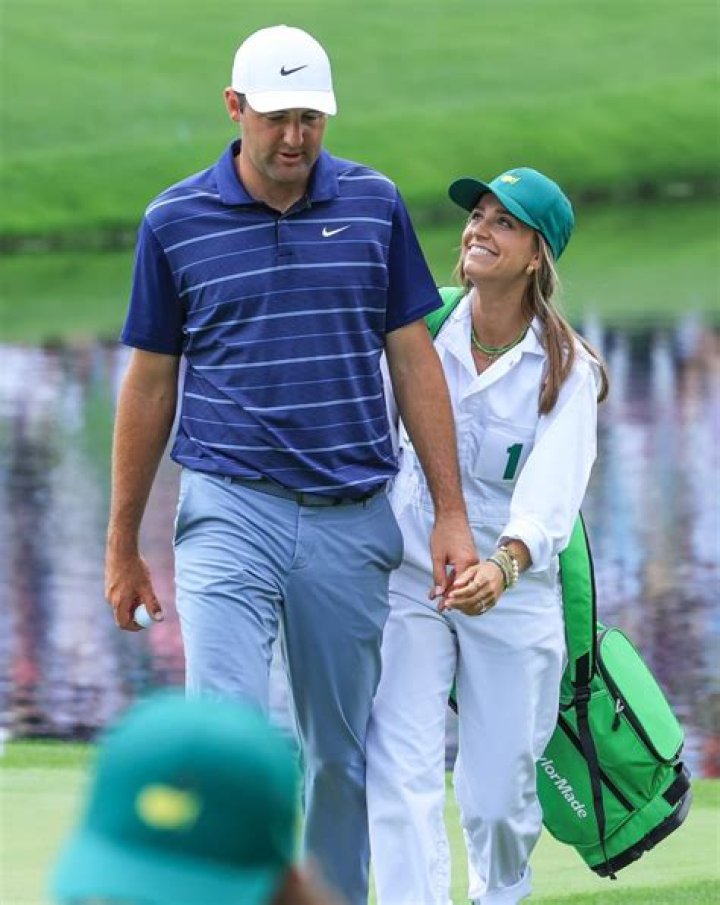 Scottie Scheffler&rsquo;s wife breaks down in tears after 2022 Masters