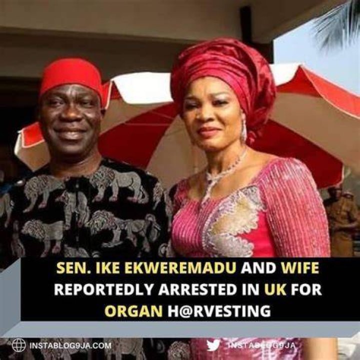 Sen. Ekweremadu and Wife Reportedly Arrested in the UK? His Political