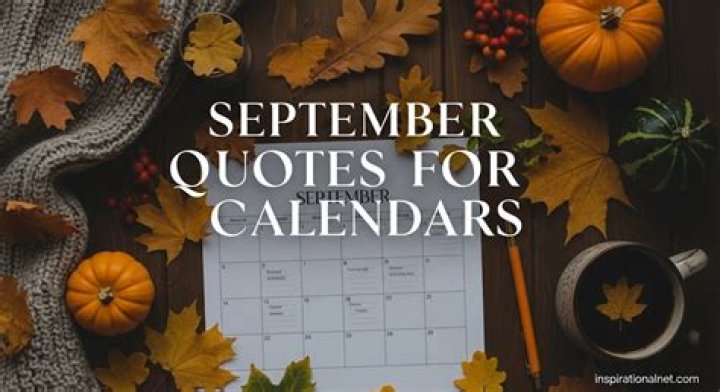 September Quotes For Calendars