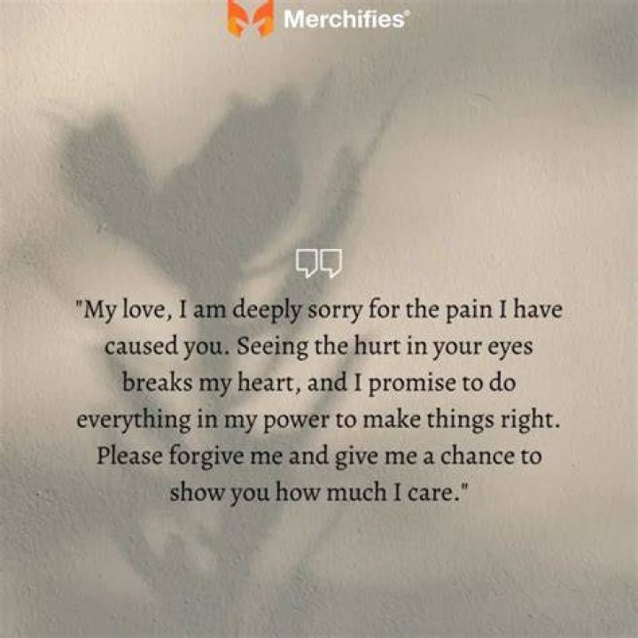 Sincere Apologies: Heartfelt "I'm Sorry" Quotes For Him