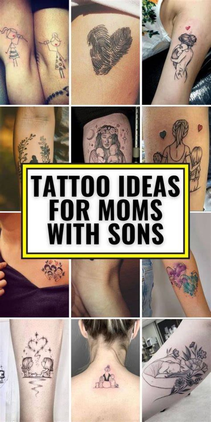 Son Tattoos For Moms