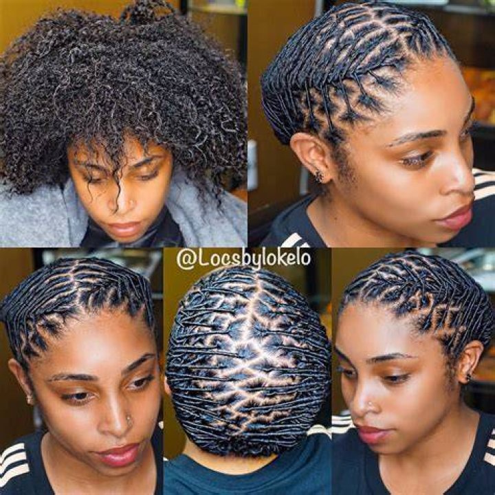 Starter Loc Styles For Woman