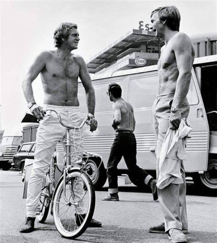 Steve McQueen and his third and last wife Barbara Minty in Mexico. He