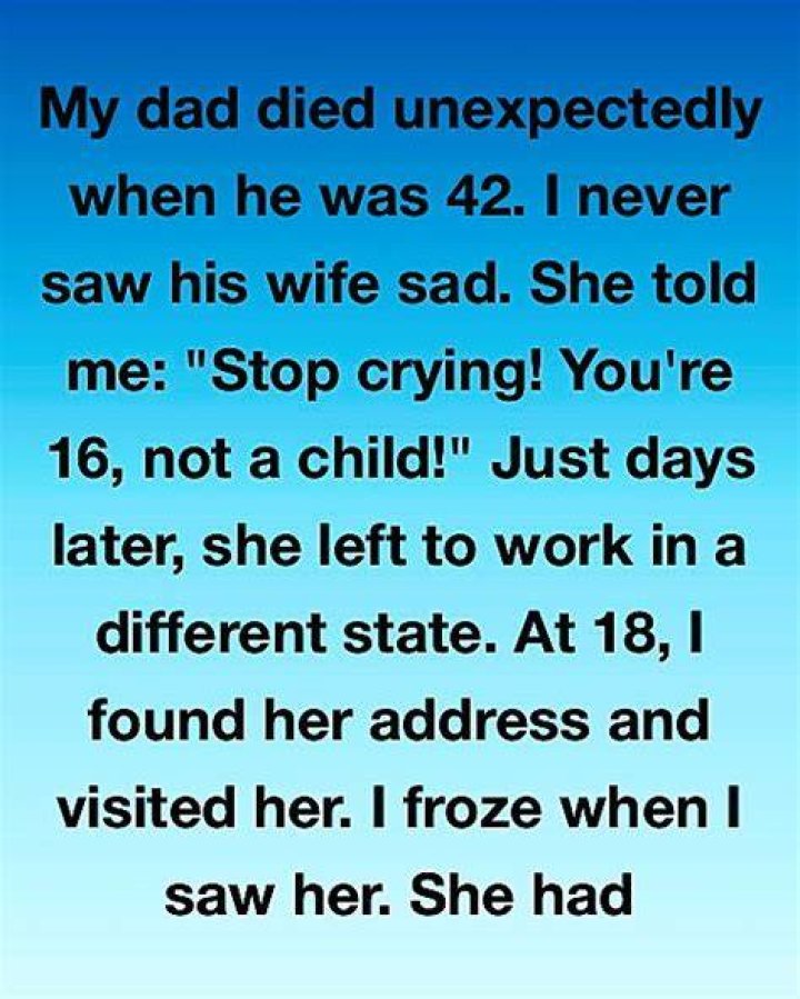 The Story Of How His Wife Died