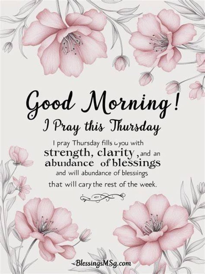Thursday Blessings: A Thankful Start To Your Day