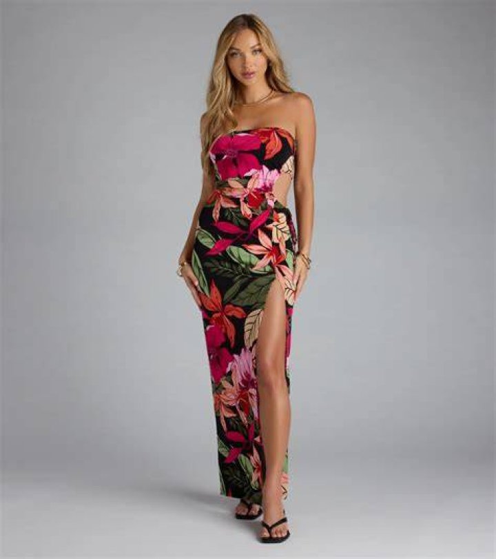 Tropical Paradise Dress Anna Craig Boutique