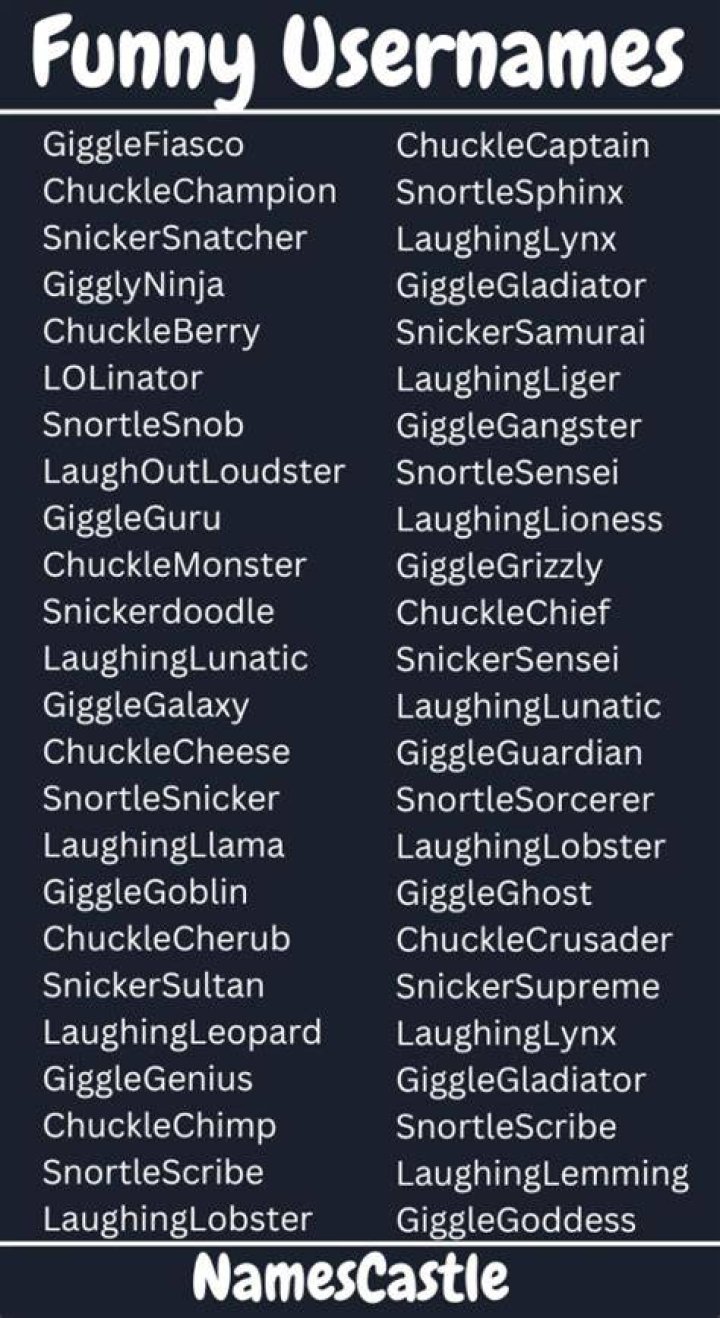 Uncover The Darkly Hilarious: A Repository Of Witty And Eerie Usernames