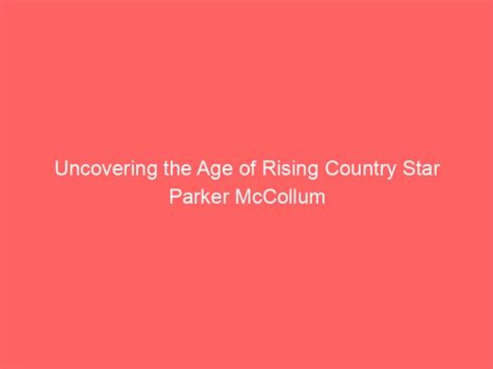 Uncovering The Age Of A Rising Star
