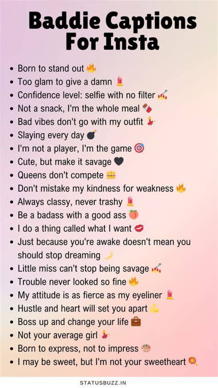 Unforgettable Baddie Quotes For Captivating Instagram Captions