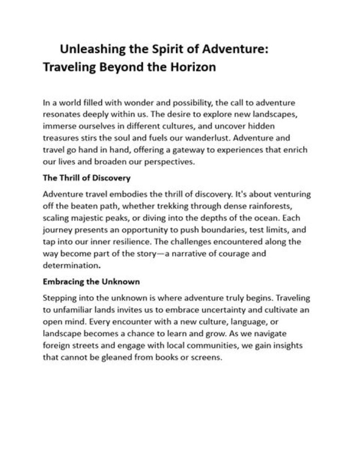 Unleashing The Spirit Of Adventure: The Remarkable Journey Of UKAdventureCouple