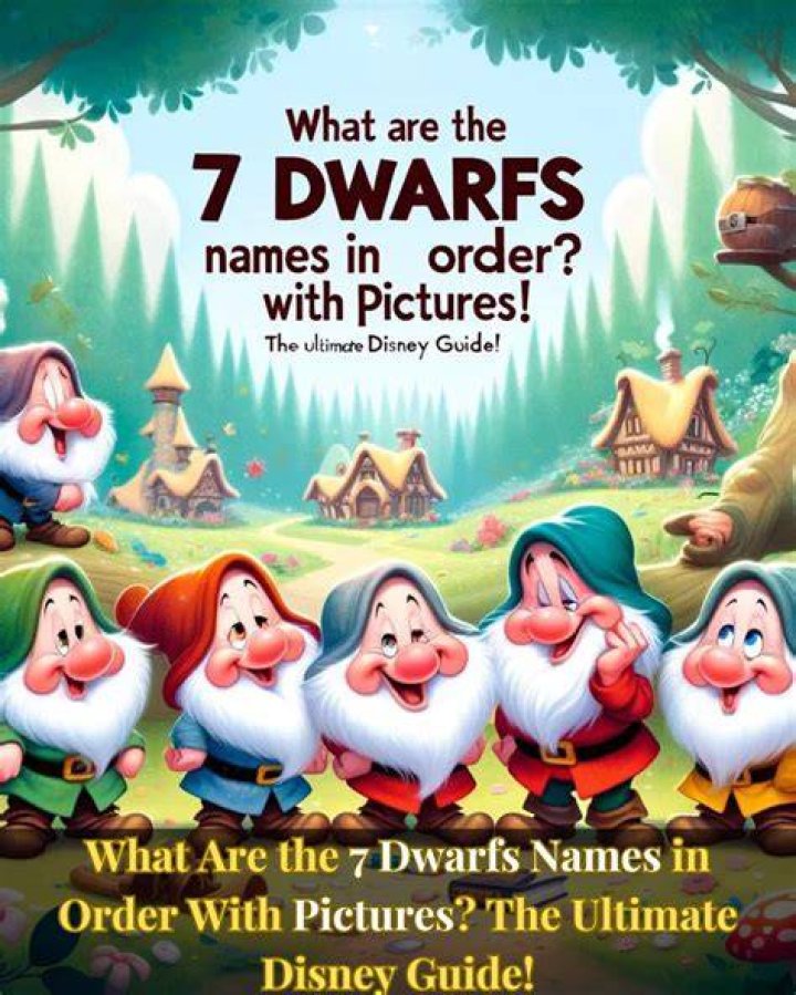 Unveiling The Seven Dwarfs: A Comprehensive Guide To Their Names