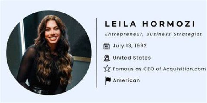 Unveiling The Truth: Leila Hormozi's Journey As A Transgender CEO