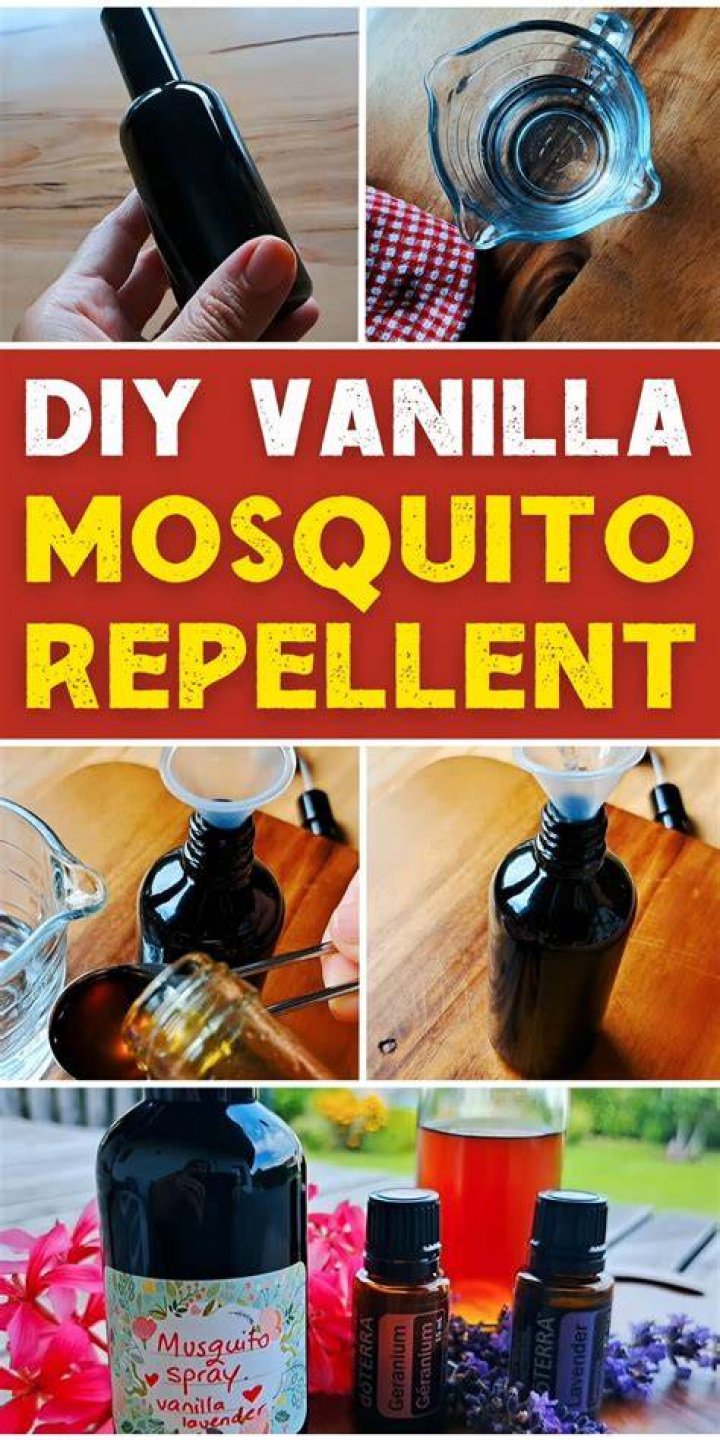 Vanilla Extract's Mosquito Repelling Powers