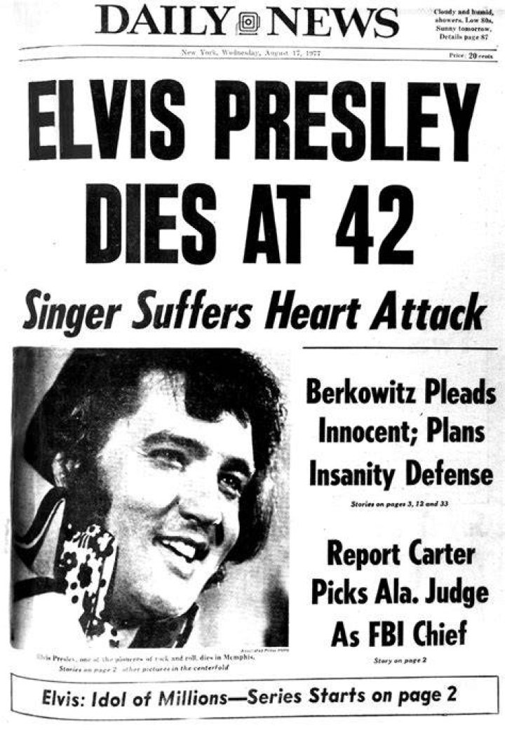 When Did Elvis Die: The Year Elvis Presley Passed Away