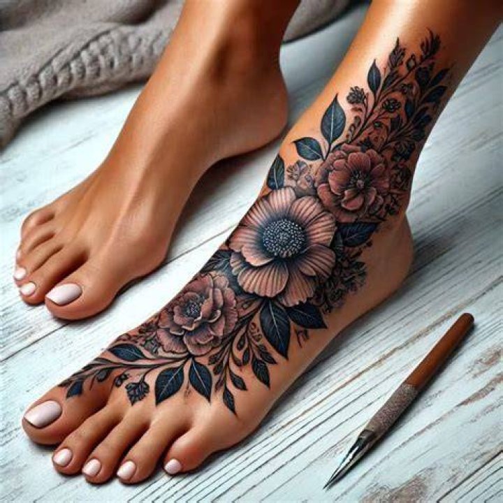 womens foot tattoos ideas Foottattoos Tree tattoo designs, Palm tree