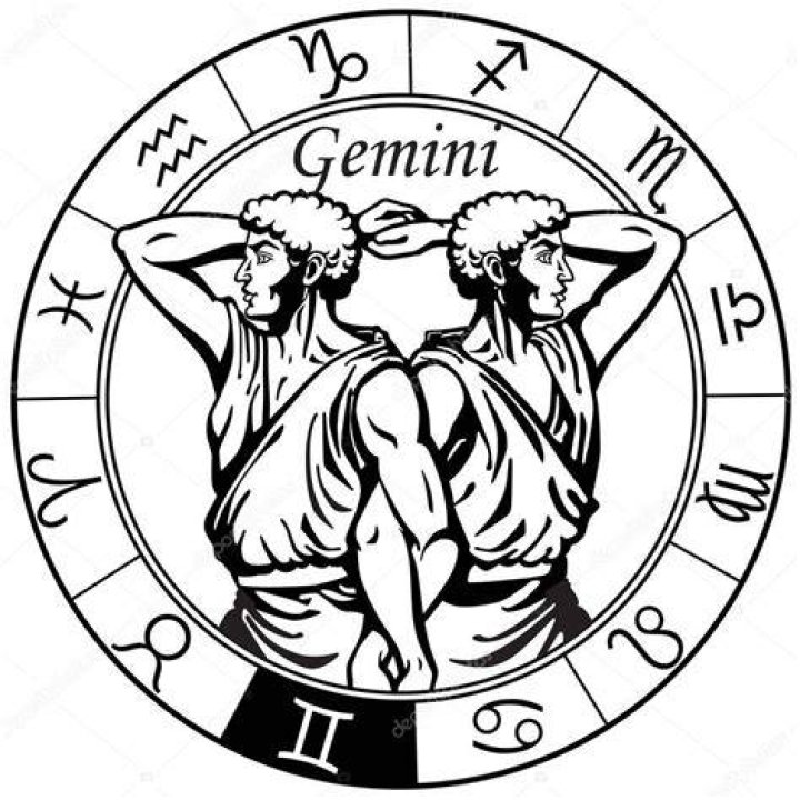 Zodiac Signs Gemini Vector Hd PNG Images, Gemini Zodiac Sign Artwork